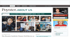 Desktop Screenshot of about.poynter.org