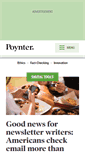 Mobile Screenshot of poynter.org